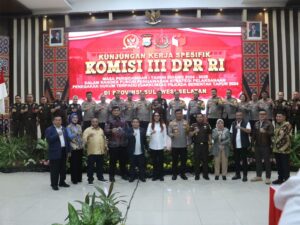 Kunker Komisi III DPR RI ke Provinsi Sulawesi Selatan Membahas Terkait Penegakan Hukum Pilkada Serentak Tahun 2024