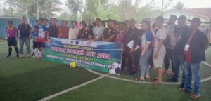 Buka Turnamen Futsal Street Soccer Cup 2024 Tingkat SMA Sederajat : Jumiran Ketua KONI Kec.Tanjungmorawa