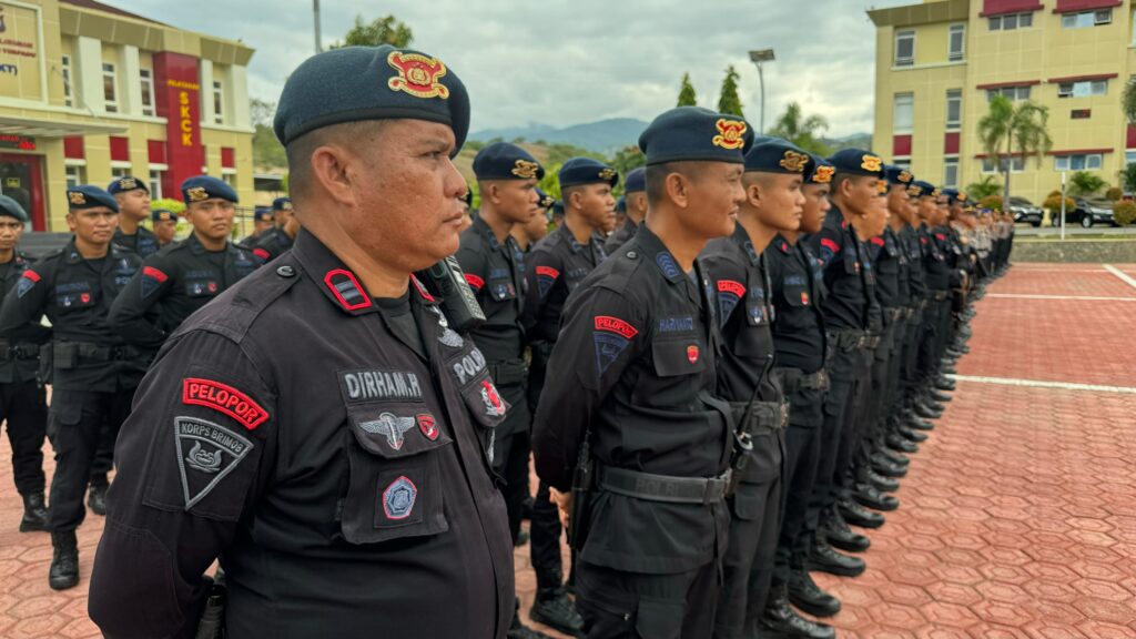 Kapolda Sulteng Siagakan 450 Personel Power On Hand Menjelang Voting Day