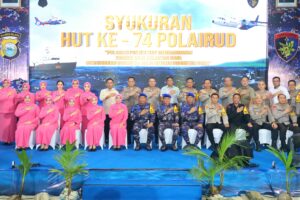 Memperingati HUT Ke-74 Polairud Tahun 2024 : Polda Sulsel Gelar Acara Syukuran