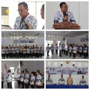 Ilyas Sitorus Minta Jaga Kekompakan Dan Kebersamaan : Pelantikan Pengurus PGRI Nias Utara