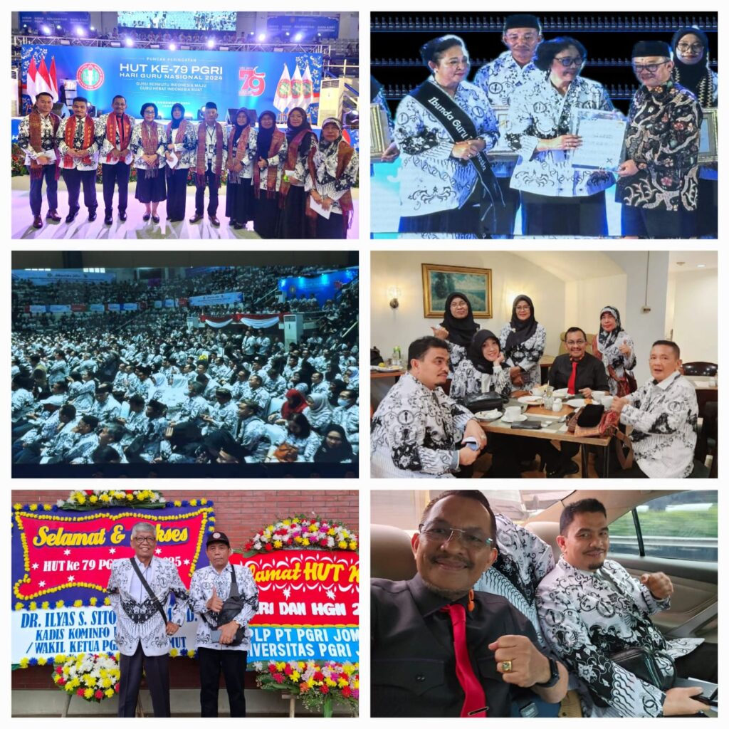 Pengurus PGRI Hadiri Puncak Peringatan HUT ke-79 PGRI dan HGN 2024